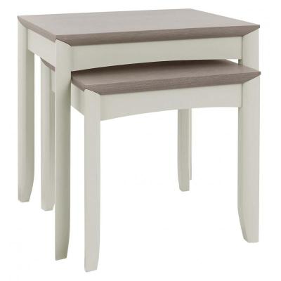 Alesund Grey Nest Of 2 Tables